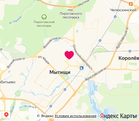 На карте