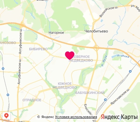 На карте
