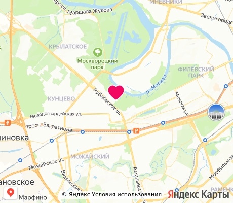 На карте