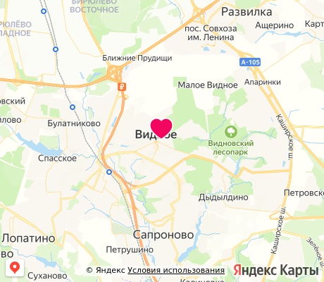 На карте