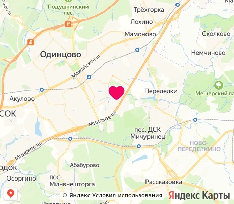 На карте