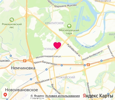 На карте