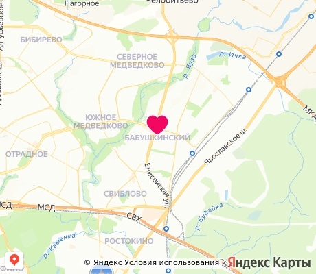 На карте