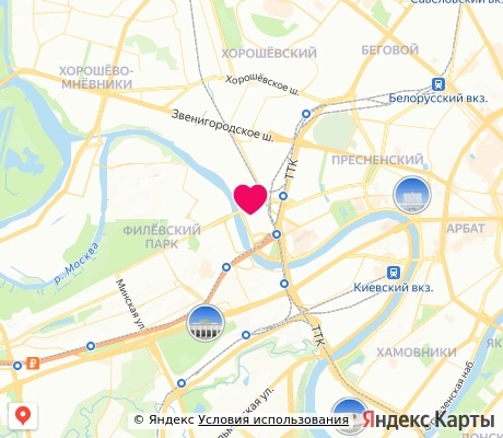 На карте