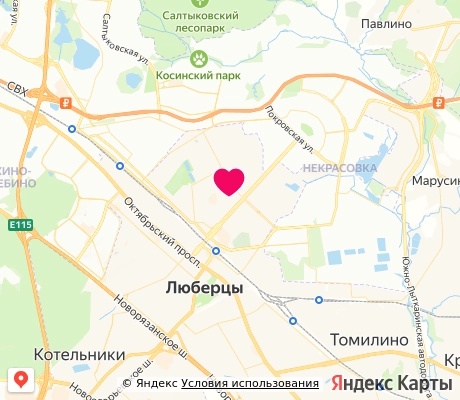 На карте