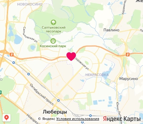 На карте