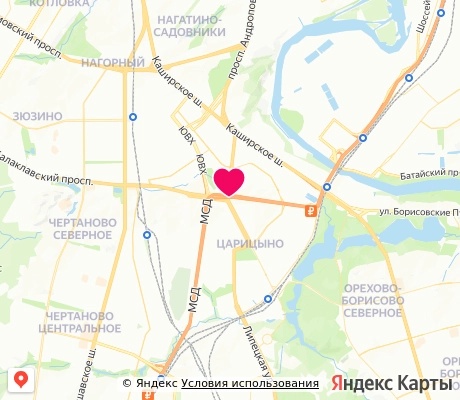 На карте