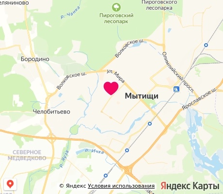 На карте