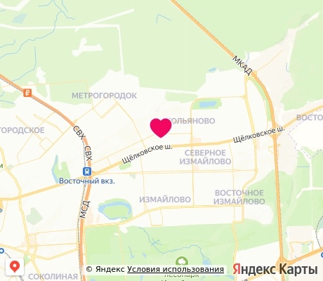 На карте