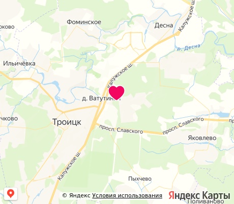 На карте