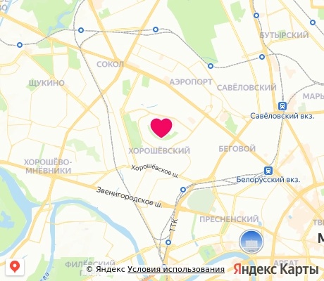 На карте