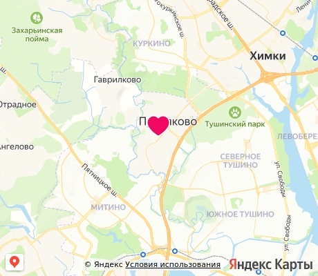 На карте