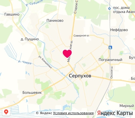 На карте