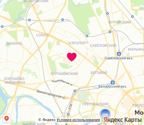 На карте