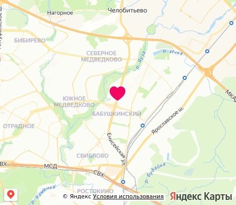 На карте