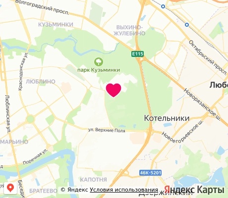 На карте