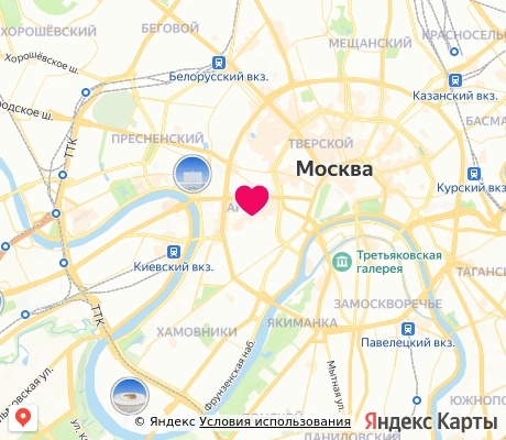 На карте