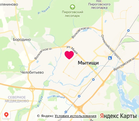 На карте
