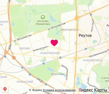 На карте