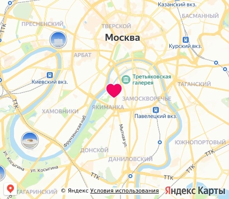 На карте