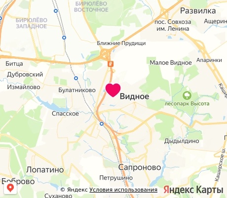 На карте