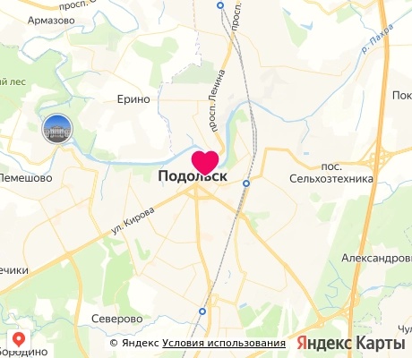 На карте