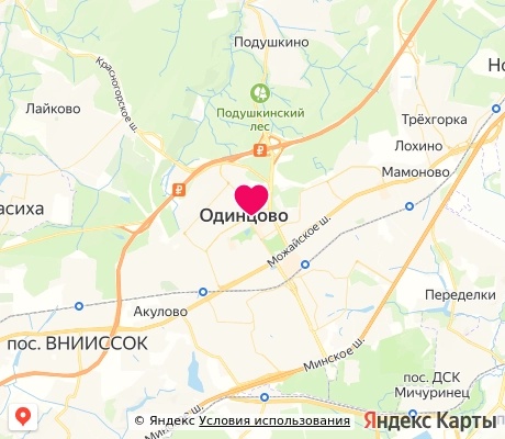 На карте
