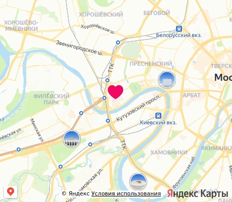 На карте