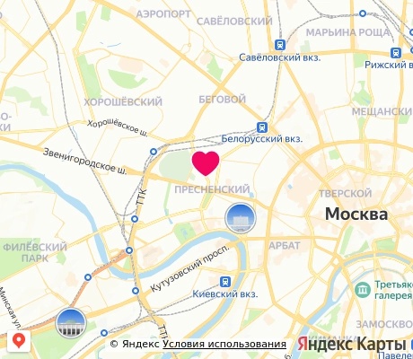 На карте