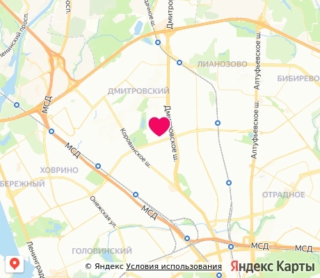 На карте