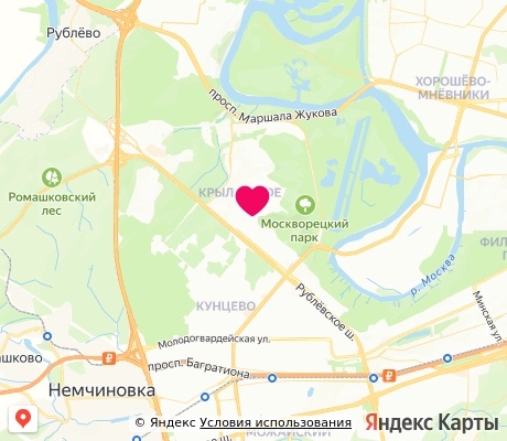 На карте
