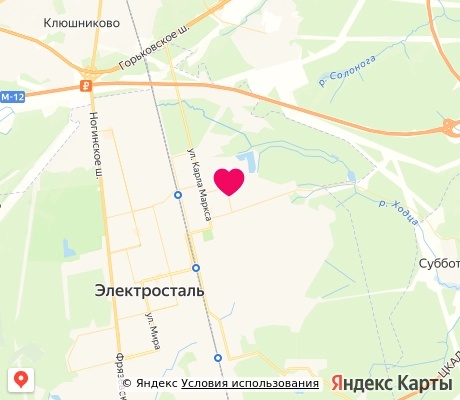 На карте