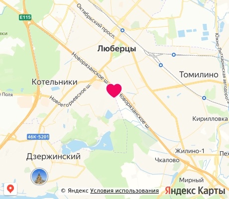 На карте