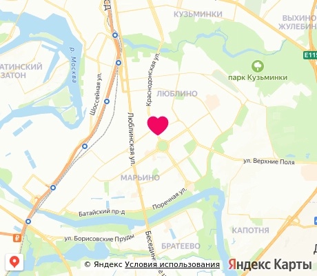 На карте