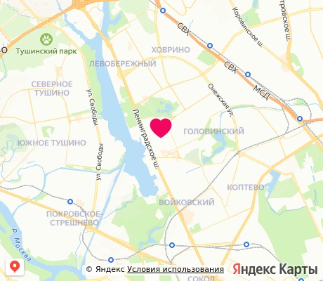 На карте