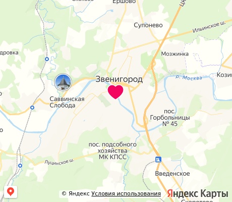 На карте