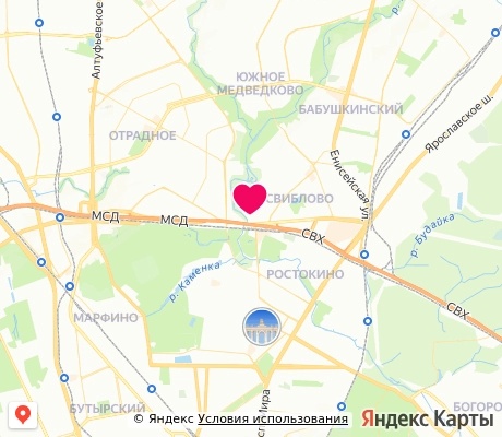 На карте