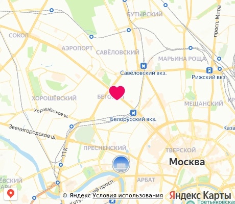 На карте