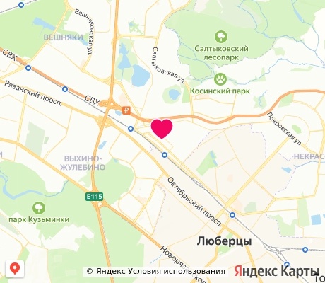 На карте