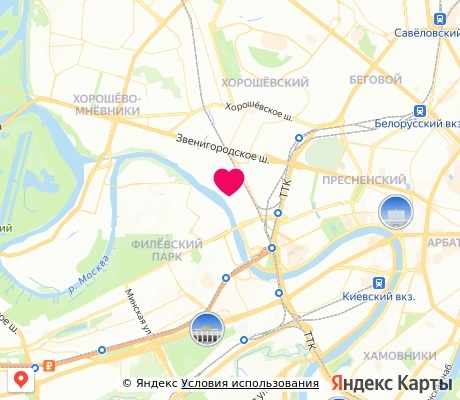 На карте