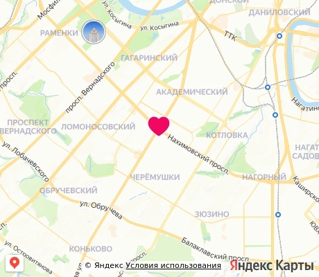 На карте