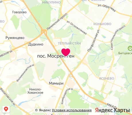 На карте