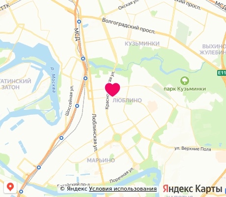 На карте