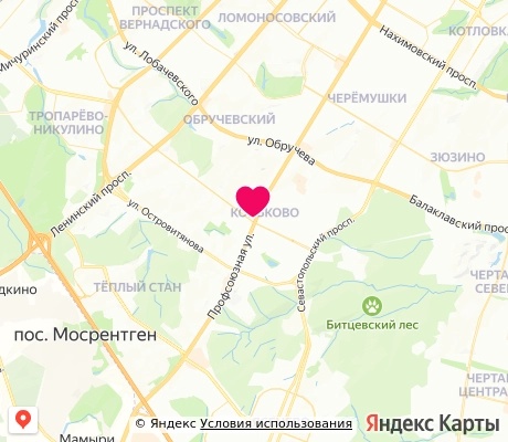 На карте