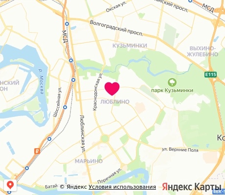 На карте