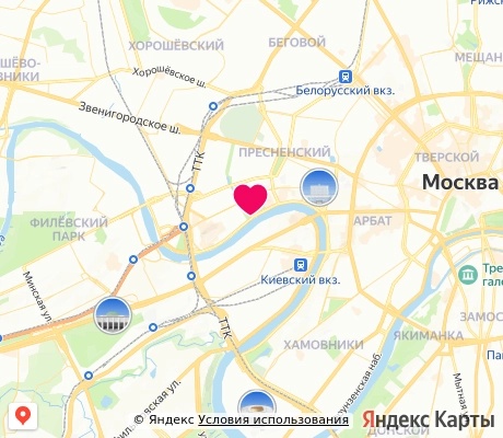 На карте