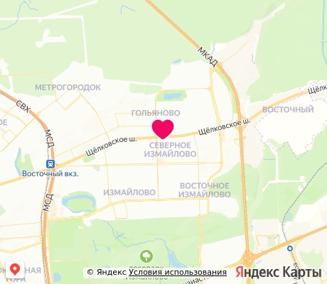 На карте