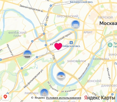 На карте