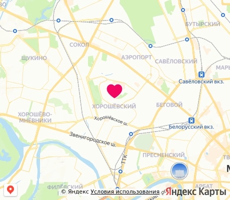 На карте