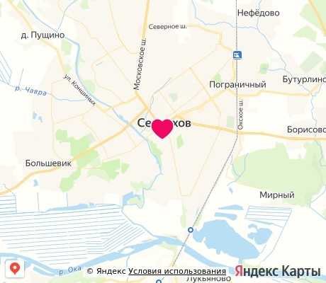 На карте